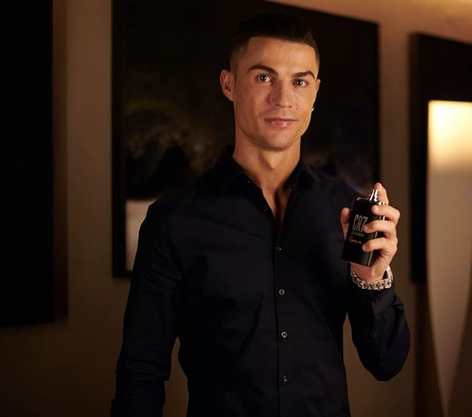 CR7 Game On Cristiano Ronaldo - Eau De Toilette Cologne Scent for Men - Papaya, Ice, Cedar, and Cashmere Wood - Original Men's Fragrance Collection - 1 oz