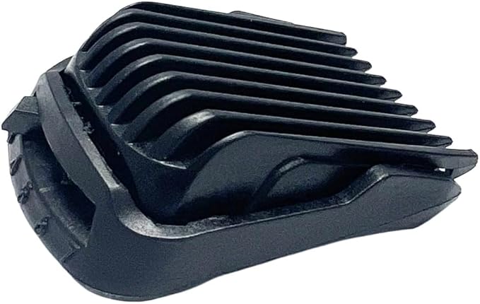 maxeylead Replacement 3-7mm Pivoting Comb Compatible with Philips Norelco Multigroom MG3750 MG5750 MG7750 MG7790 MG9510 BT5511 Beard Trimmer Attachment Parts Black