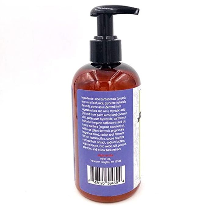 Taconic Shave, Natural Shaving Cream – Lavender Lime - Ultra-Rich High Lather Formula – Natural Shave Cream for Men & Women in 8 oz. Pump Bottle – Scented Shaving Cream