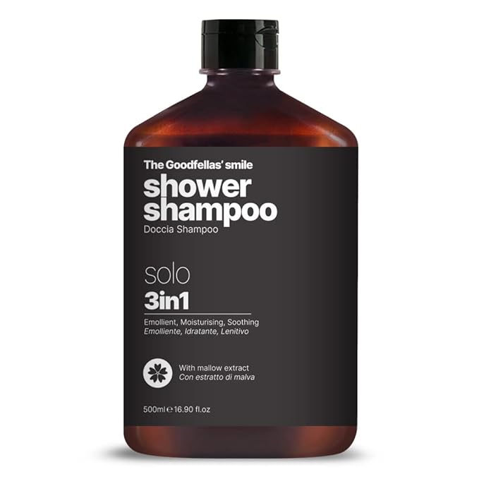 The Goodfellas' smile, SOLO Shave Soap, 3 in 1 Shower Shampoo, and Aftershave Splash Bundle, Made in Italy