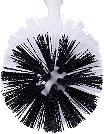 Fuller Brush Toilet Bowl Brush in Caddy Set – 16-Inch Long Handle – Heavy Duty Dome Tufted Bristles, Rubberized Non-Slip Grip, Bathroom, Rim, Trap Cleaner (Pack of 1)