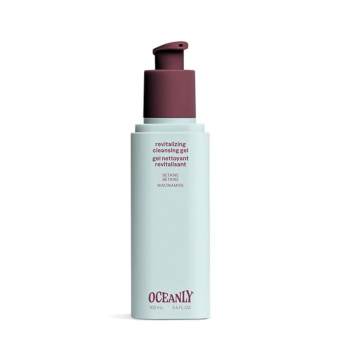 ATTITUDE Revitalizing Cleansing Gel, Gentle Face Wash with Betaine & Niacinamide for Radiant, Healthy-Looking Skin, EWG Verified, Vegan, Unscented, 3.4 Fl Oz