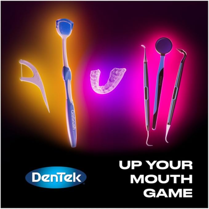 DenTek Easy Brush Fresh Mint Extra Tight Interdental Cleaners 16 Count (Pack of 12)