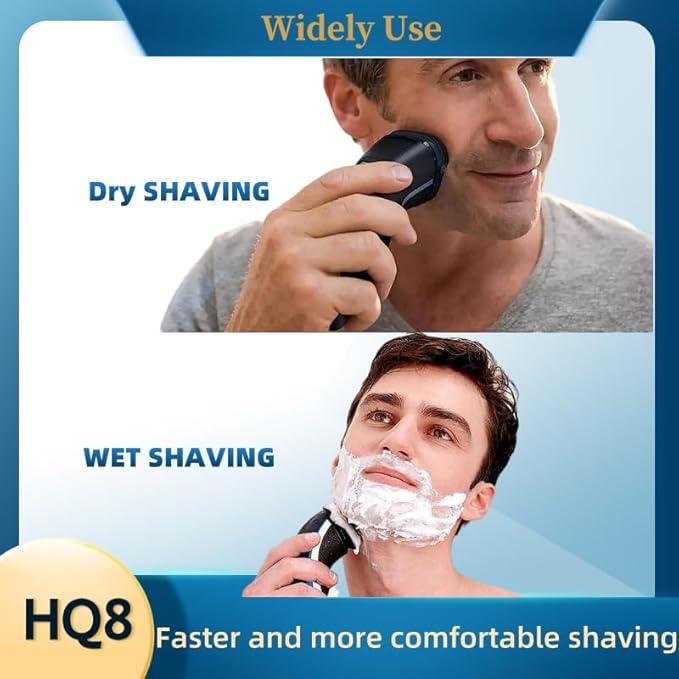 3Pack Electric Shaver Blades Fit for s Norelco, HQ8 Shaver Heads for Shaver 7310XL 7340xl 7325XL AT811 AT830, High Precision Cutting System for Comfortable shaving,Painless & Cleaner Shave