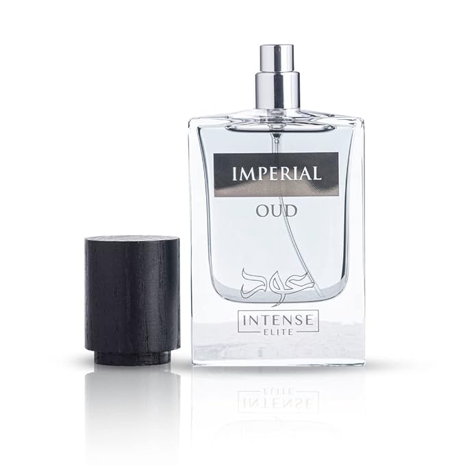 INTENSE ELITE Imperial Oud Eau De Parfum Men 50ML (1.67 OZ) Arabian Perfume For Men With Pepper, Rosewood & Cardamom Notes Long Lasting Perfume