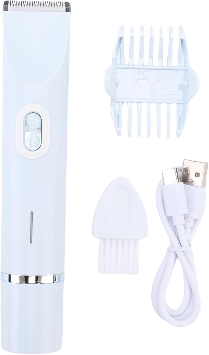 Women's 2 inIPX7Body Hair Trimmer with Type C Charging for Bikini Underarms Legs Blue