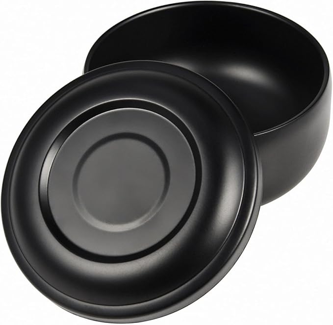 Wakauto Stainless Steel Shaving Soap Bowl with Lid Barber Shaving Foaming Container Sturdy Soap Bowl for Bathroom and Travel Use