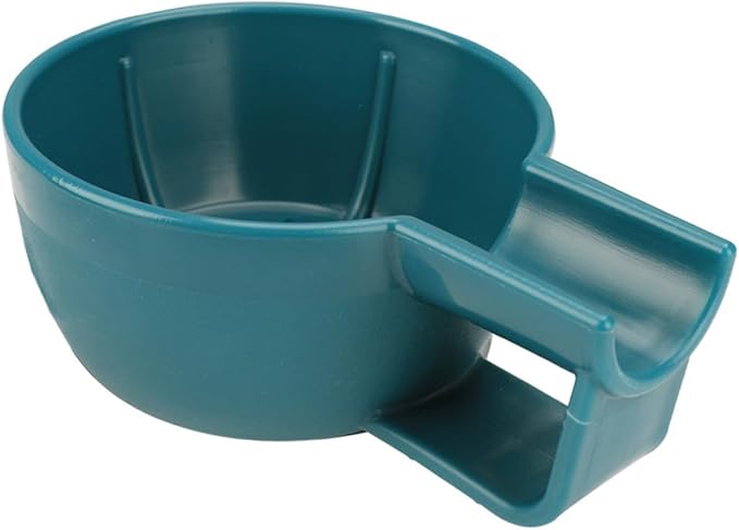 minkissy Shaving Soap Bowl for Men, Plastic Foaming Bowl with Wide Mouth, Thickened Anti-fall Design, Blue Small Soap Storage Container for Wet Shaving and Travel Use