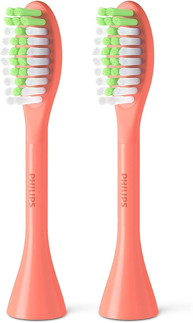Philips One by Sonicare, 2 Brush Heads, Miami Coral, BH1022/01