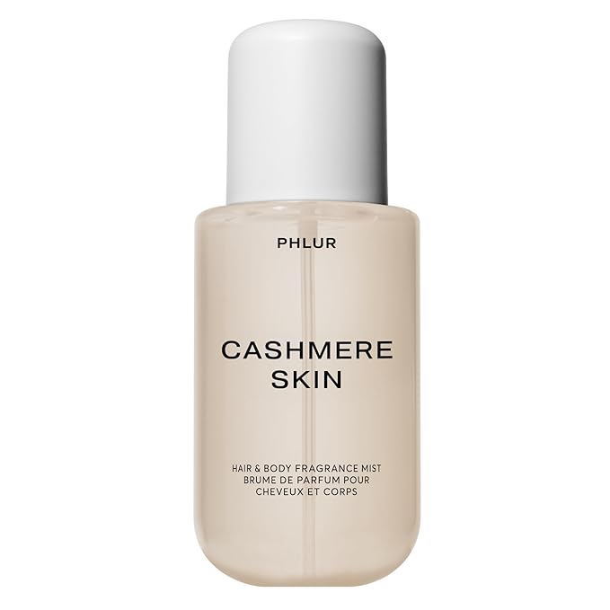 PHLUR Cashmere Skin Body Mist - Hair & Body Fragrance Mist - Body Spray with Cashmere, Cream, Vanilla, Almond, Santal, & Musk (8.1 Fl Oz)
