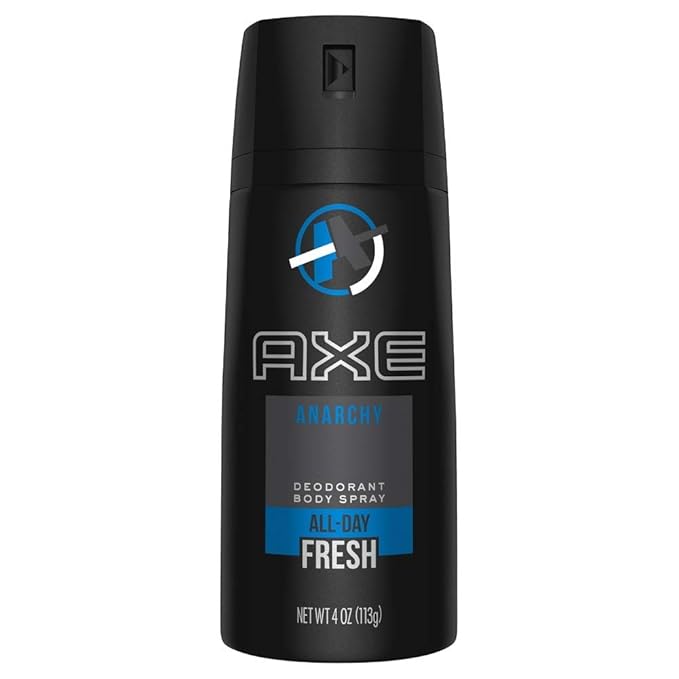 AXE Bodyspray Anarchy for Him 4 oz (Pack of 4)