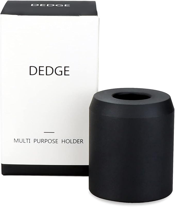 DEDGE Safety Razor Stand Matte Black-Double Edge Safety Razor Stand-Shaver Holder for Bathroom Accessory-Opening Dimension is 1.7cm/0.67"