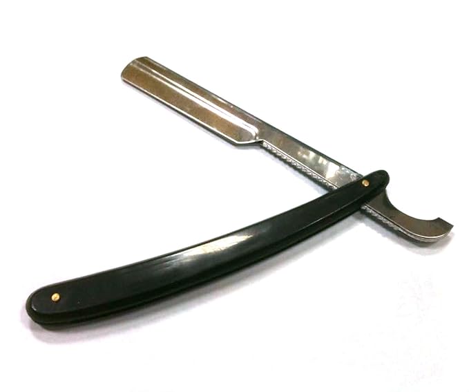 Plastic Handle Straight Razor Used with Replaceable Blade (Pack of 2)