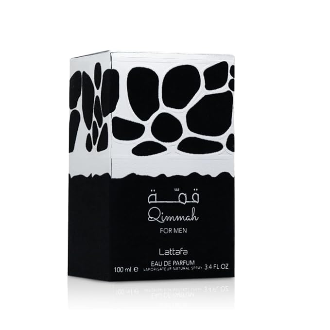 Lattafa Qimmah for Men Eau de Parfum Spray, 3.4 Ounce / 100 ml