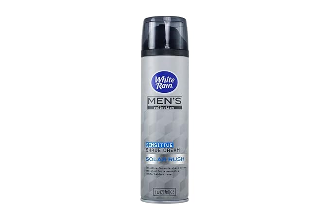 3x White Rain Men's Collection Sensitive Solar Rush Shaving Cream 7 oz (3 Bottles)