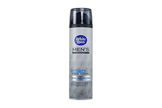 3x White Rain Men's Collection Sensitive Solar Rush Shaving Cream 7 oz (3 Bottles)