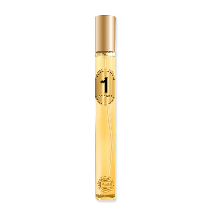 Hybrid & Company Men's Cologne and Eau de Toilette Gold No. 1 Refreshing Scents for Modern Man 35 ml