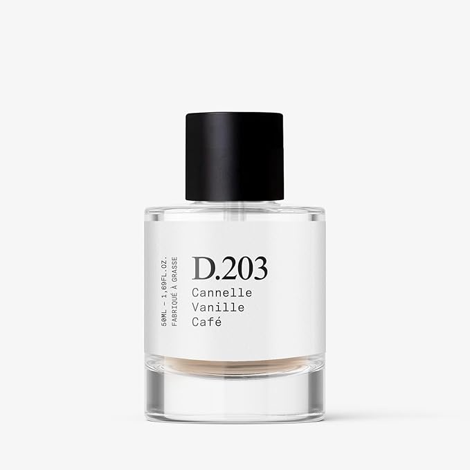 – D.203 – Eau de Parfum Inspired by Y.S.L B.lack O.pium, Made in Grasse (France), Long-Lasting Perfume for Women, Vanilla & Coffee, Vegan, Clean Ingredients – Spray 50 ml | 1.7 fl. oz.