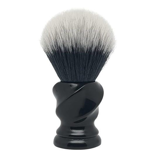 The Goodfellas Smile Synthetic Shaving Brush (Vortice) - Extra Dense 24 mm Brush Knot for a Fabulous Lather