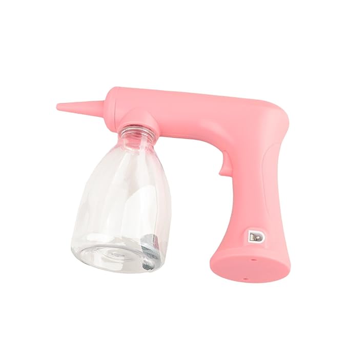Foam Machine Professional Hot Lather Machine Cold and Hot Perm Convenient Reusable Lather Maker Charging for Salon Household, pink 300ml