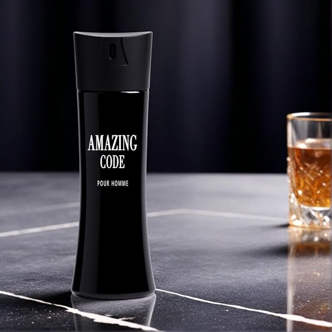 META-BOSEM Men's Perfume Gift Set, EDP, 2 Pack (3.4 oz / 100 mL each), 1 Billion Royale, Amazing Code, Warm Spicy & Spicy Amber, for night out & date night & evening events, Long-Lasting, Gift Ready