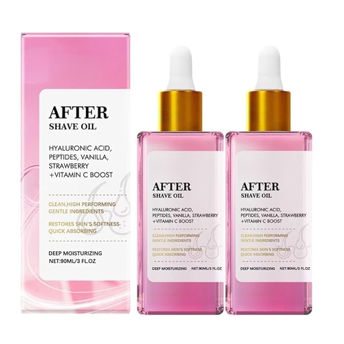 Strawberry Vanilla After Shave Oil,2025 New Strawberry After for Women or Men,After Shave Oil for All Skin Types (2)