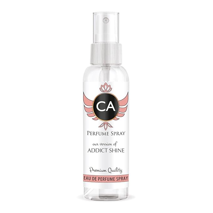 CA Perfume Eco Refill Impression of Addict Shine for Women Floral Fruity Long Lasting Fragrance Eau De Parfum 2 Fl Oz 60ml