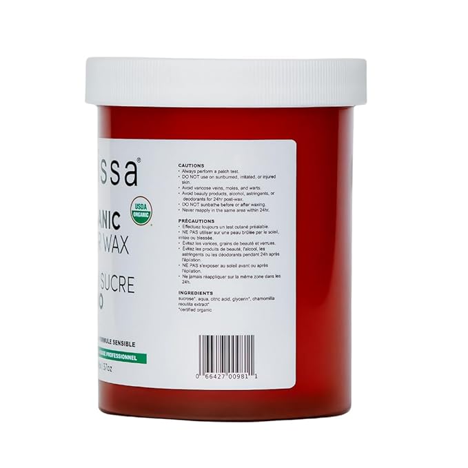 Parissa Organic Body Sugar Wax | 2.3lbs Natural, Vegan, Cruelty-Free, Salon-Quality | For All Skin Types, Gentle on Skin, Long-Lasting Smoothness | All-Purpose Sugaring wax