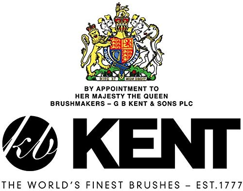 Kent R7T Black Graphite Fine and Wide Tooth Hair Comb, Handmade Pocket Comb for Men, Best Beard and Mustache Combs for Everyday Grooming and Styling, Sawcut Kent combs, Made in England