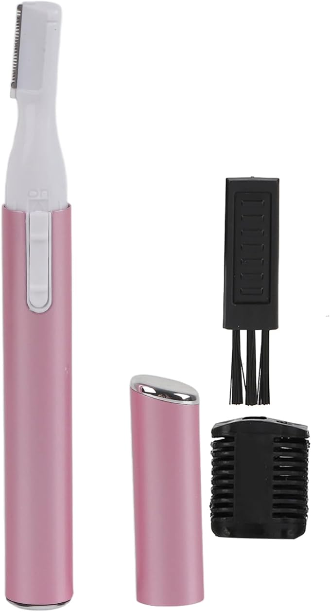 Electric Eyebrow Trimmer, Portable Mini Women Electric Eyebrow Razors, Stainless Steel Blades Painless Face Hair Removal Tool