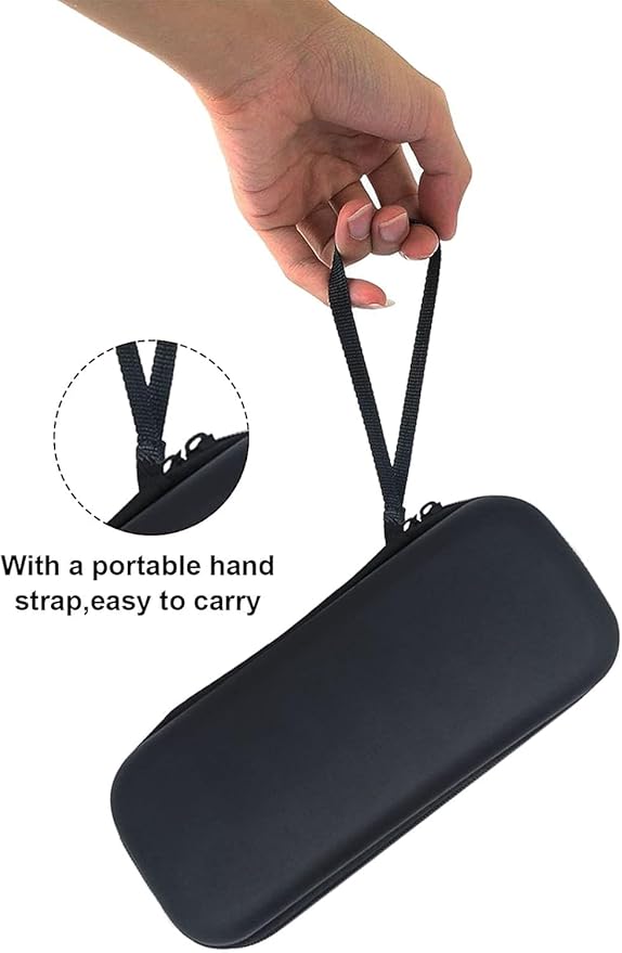 LinMei Hard Travel Case for Electric Trimmers & Shavers - Protective Organizer Compatible with QP27XX, QP28XX and QP6XXX - EVA Shell with Accessory Pocket - Black (Case Only)