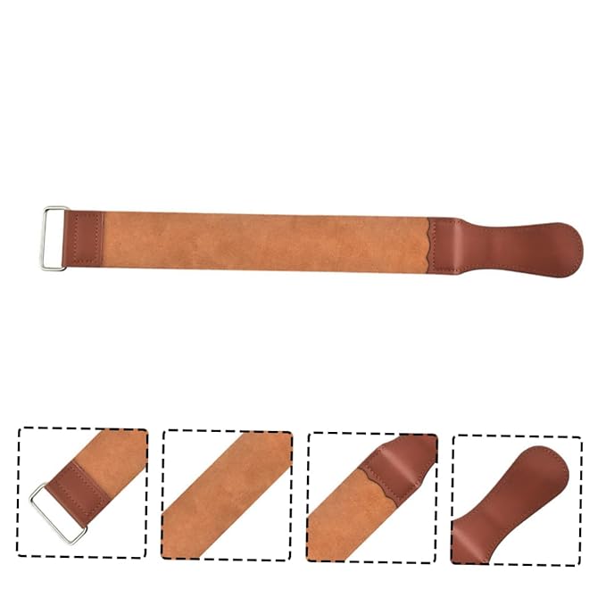 Strop Dual-sided Sharpening Tool for Home and Barber Use Convenient Hair Removal and Polishing Strap Leather Design for Edge Maintenance