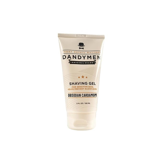 Shave Gel – Precision Shave with Hydration – 5 oz (1-pack, Obsidian Cardamom)