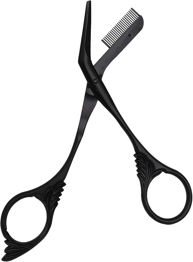 Eyebrow Scissors Trimmer with Comb Gift for Men and Women Stocking Stuffers