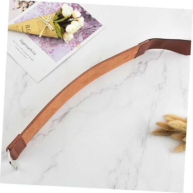 Convenient Straight Razor Strop Sharpening Tool Double-sided Sharpening Belt for Knife Razor Blade Sharpener