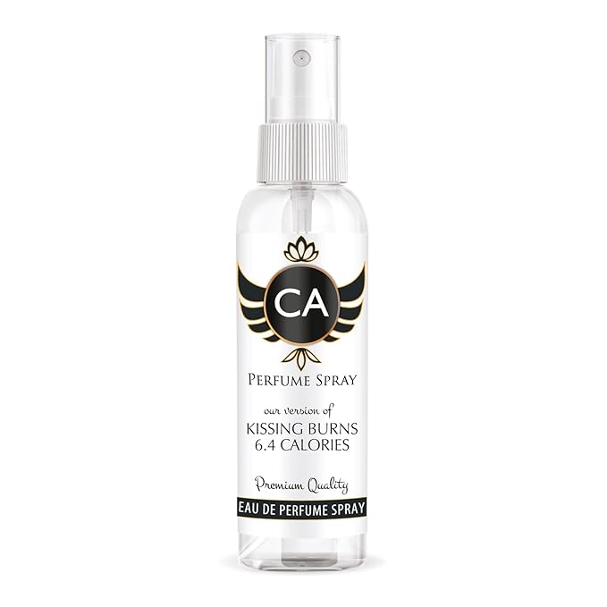 CA Perfume Eco Refill Impression of Kissing Burns 6.4 Calories for Unisex Amber Vanilla Long Lasting Fragrance Eau De Parfum 2 Fl Oz 60ml
