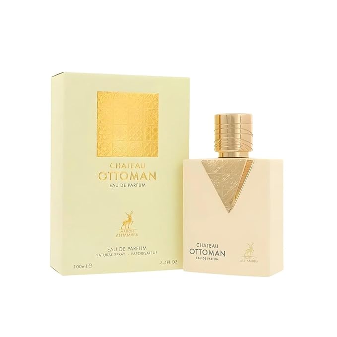 Maison Alhambra Chateau Ottoman Eau de Parfum 100ml | Fresh & Woody Masculine Fragrance | Long-Lasting Oriental Aromatic Scent for Men