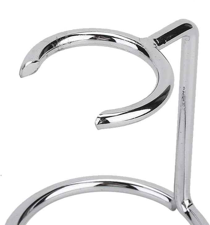 MAVIS LAVEN Stainless Steel Universal Men Shaving Brush Holder Safety Shaving Brush Holder Stand Storage Shaver Kit Organizer