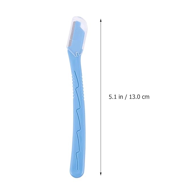 3pcs Eyebrow Easy to Use Razor Dermaplaning Razor for Women for Face Facial Hair Shaper Trimmer Girls Mustache Trimmer Beard s s Portable Women's Remover