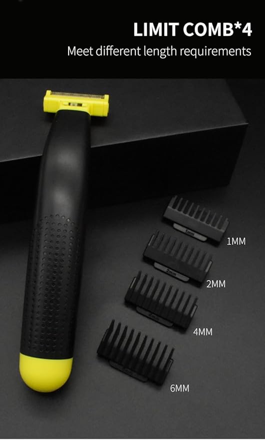Wet and Dry Electric Shaver Cleaner, Electric Razor for Men, Rechargeable Wet & Dry Shaver, Non-Slip, Durable, Fast Shaving (1PC)-Model #11