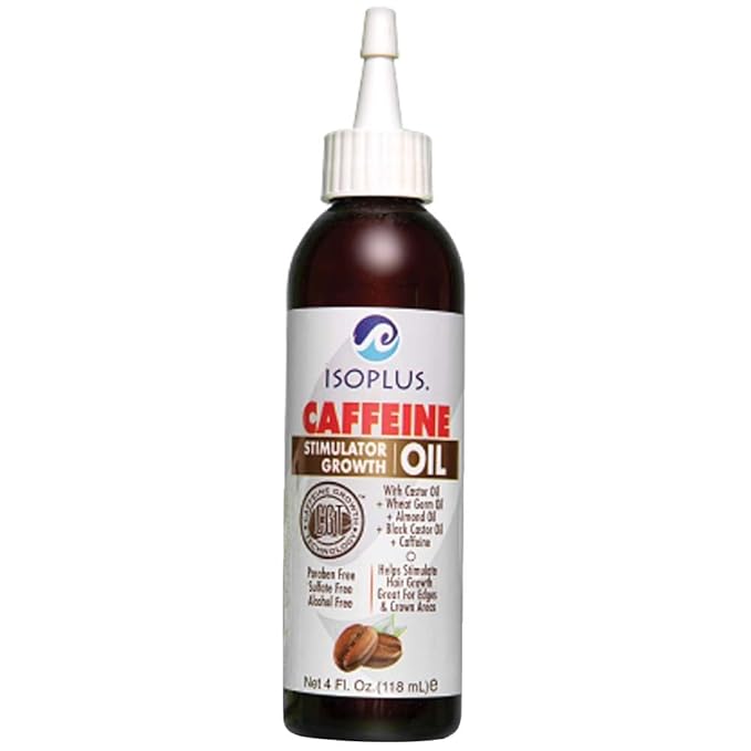 Isoplus Caffeine Stimulator Growth Oil 4 fl oz (Pack of 2)