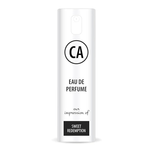 CA Perfume Impression of Sweet Redemption Unisex Eau De Parfum Amber Floral Scent Long Lasting Unisex Fragrance Travel Size TSA Ready for Day and Night Wear 0.33 Fl Oz 10ml