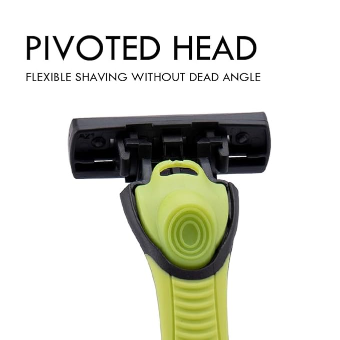 Mens Disposable Razor 3 Blade Shaving 19 Refill Blades Smooth Shave Stainless Steel For Sensitive Skin Men Grooming Shaving Tool