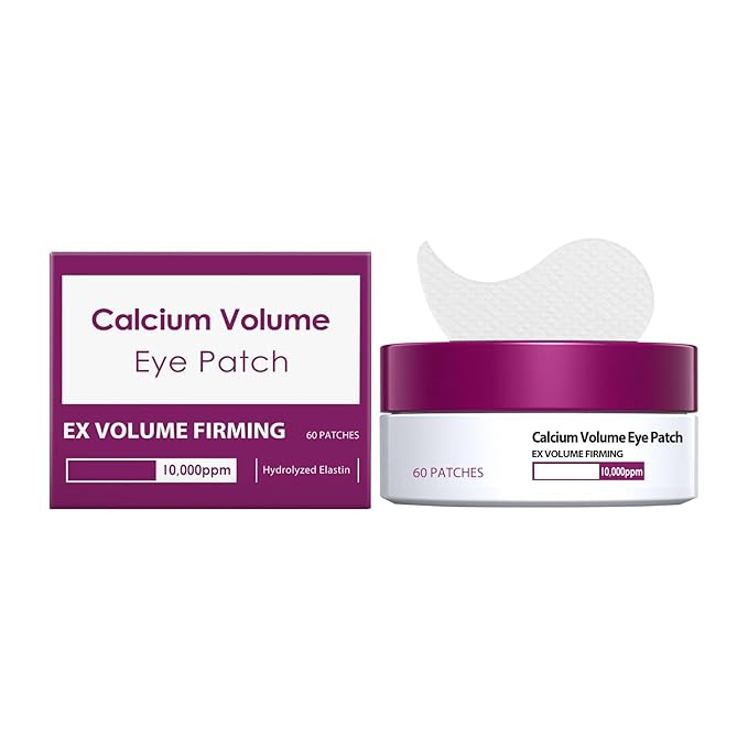 Eye Patches Masks, Calcium Volume Eye Patches For Under Eye Puffiness, Collagen Deep Hydrating Eye Treatment For Men & Women(60 Patches) (2)
