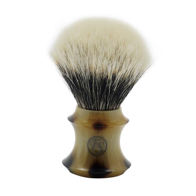 Handmade 2 Band Finest Badger Hair Shaving Brush by Frank Shaving Free Drip Stand