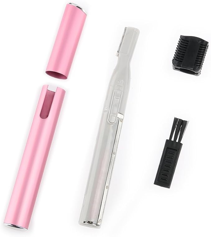 Beaupretty Facial Depilator Face Razors Hair Remover Facial Hair Razor Eyebrow Shaver for Women Electric Epilator Trimmer Eyebrow Miss Pink Trimming