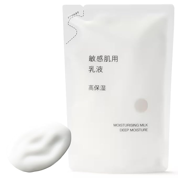 Moisturizing Milk Deep Moisture 200ml - Face Lotion for Sensitive Skin, No Fragrance or Colors (Refill 180ml, 6.08 Fl Oz (Pack of 1))