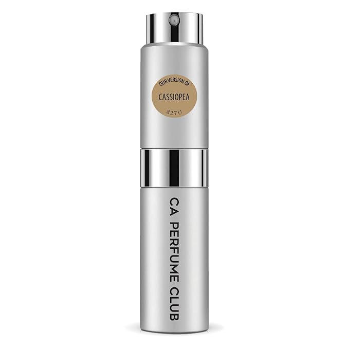 CA Perfume Impression of Cassiopea for Women and Men Chypre Floral Scent Long Lasting Unisex Fragrance Eau De Parfum Travel Size Refillable Atomizer Spray 0.27 Fl Oz 8ml