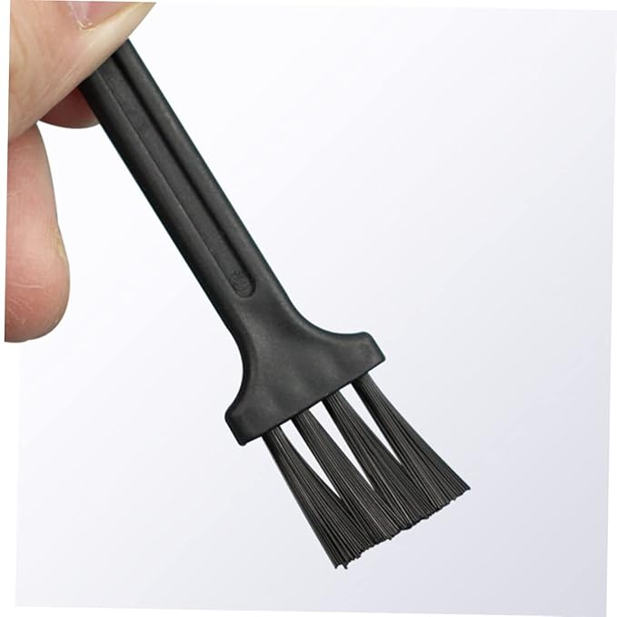 Angoily 90pcs Professional Beard Razor Cleaning Brush Mini Gap Plastic for Keyboard Fans Car Dashboard Shaver