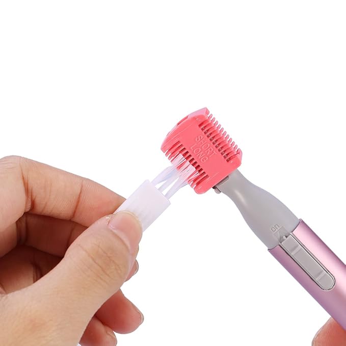 Yosooo Facial Hair Trimmer for Women, Portable Electric Face Eyebrow Hair Body Blade Razor Shaver Remover Trimmer (Pink)